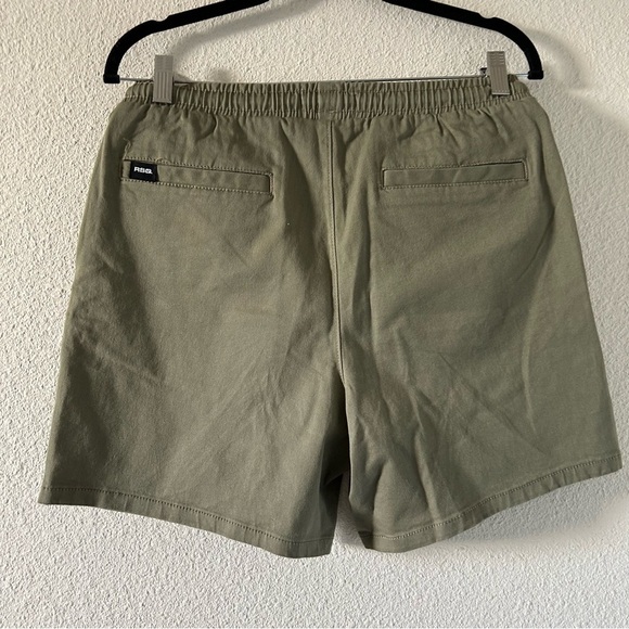 RSQ Men’s Pull On Shorts Olive Green Small casual Summer Vacation Beach Summer - Picture 6 of 8